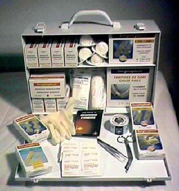 Trousse industrielle #50 coffre en acier blanc