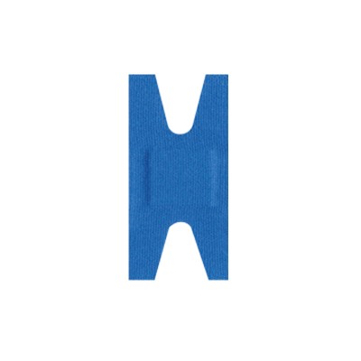 Pansements tissu bleu mtal jointure (pqt 50)