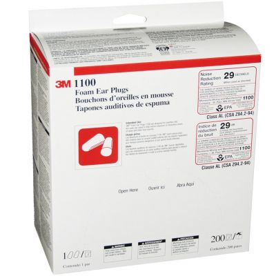 Bouchons d'oreille 3M #1100 (200)