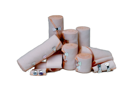 Rouleau de bandage élastique beige 7.5 cm