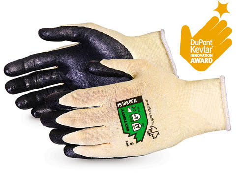 S18KGFN Gant ultra-fin anti-coupure kevlar enduit nitrile foam